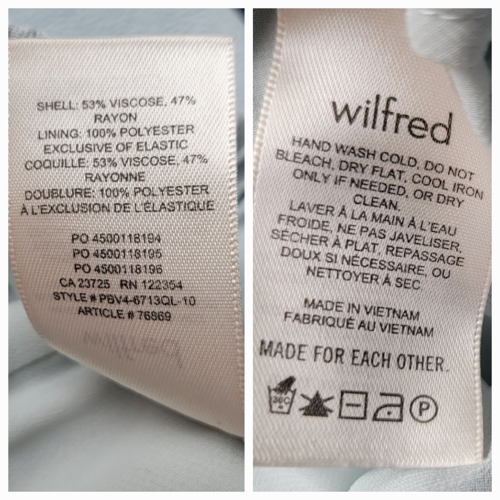 Wilfred by Aritzia- Faun Pant High-waisted, wide-leg pant - Picture 11 of 14